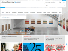 Tablet Screenshot of afmuseet.no